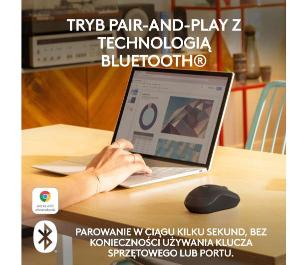 Logitech OUTLET - M240 Silent (czarna) - 1364706 - zdjęcie 6